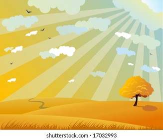 Paisaje otoñal