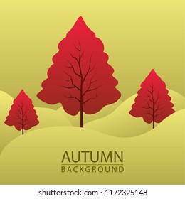 Autumn landscape. Autumn background