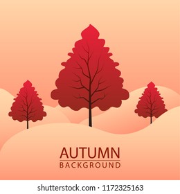 Autumn landscape. Autumn background