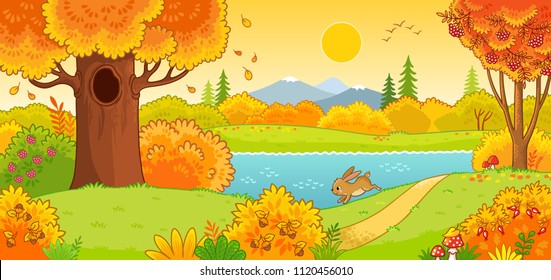 Autumn Cartoon の画像 写真素材 ベクター画像 Shutterstock