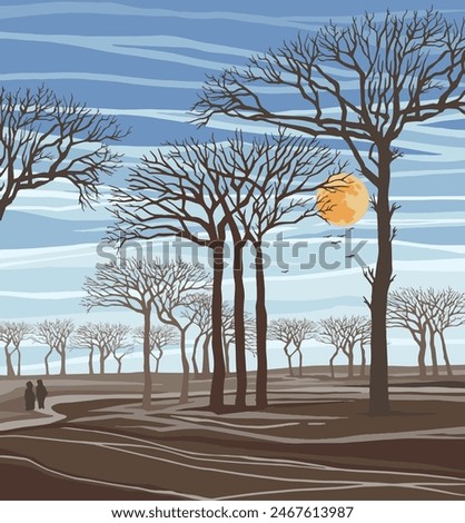 Similar – Image, Stock Photo Abendstimmung