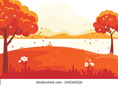 秋風景画 のイラスト素材 画像 ベクター画像 Shutterstock