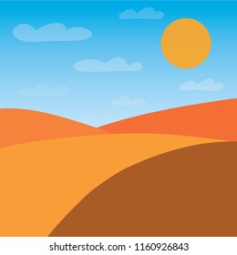 autumn landscape- vector illustration