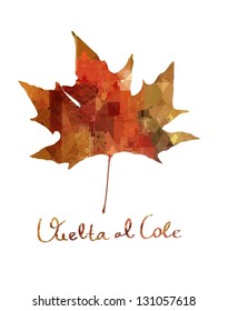 Autumn leaf - Back to school