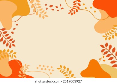 Autumn leaf background abstract background design