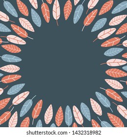 Autumn Leaf Background Banner Concept Template