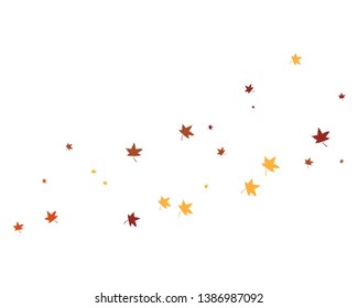 autumn Leaf background concept template vector illustration - Vector