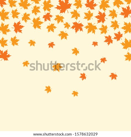 autumn leaf background illustration design 
