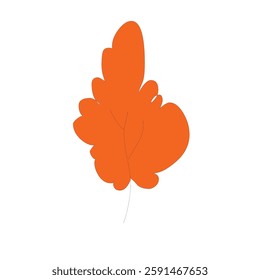 An autumn leaf beautiful vector illustration