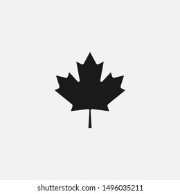 Autumn leaf canadian icon vector.isolated on white background.10 eps.