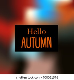 autumn leaf card