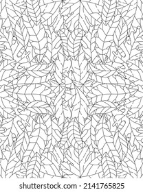 An autumn leaf coloring background