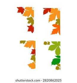 Autumn Leaf Corner Decoration Set
