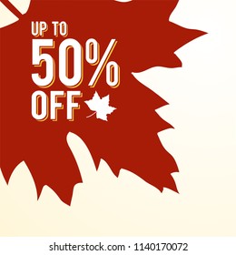 Autumn leaf discount