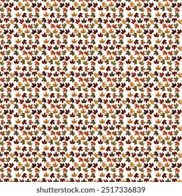 Autumn leaf fall pattern design