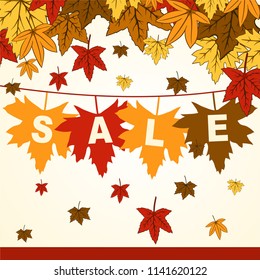 Autumn leaf fallen sale