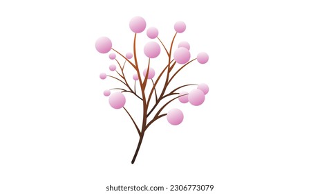Autumn leaf ,for content online or web, banner, isolated on white background , Flat Modern design , Illustration Vector  EPS 10