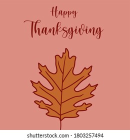 autumn leaf greeting concept vector. thanksgiving background with autumn leaves.