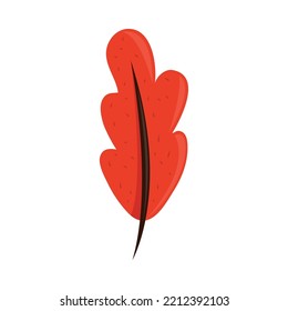 autumn leaf icon isolated white background