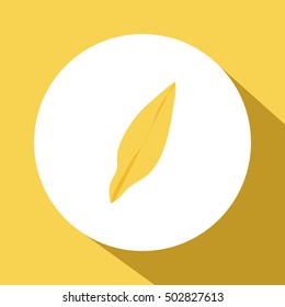 autumn leaf icon. autumn leaf sign