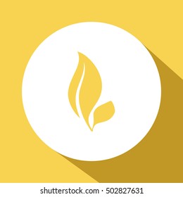 autumn leaf icon. autumn leaf sign