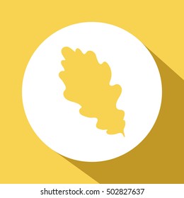 autumn leaf icon. autumn leaf sign