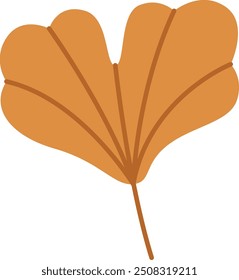Autumn Leaf Icon Vector Illustration