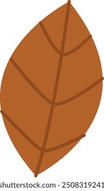 Autumn Leaf Icon Vector Illustration