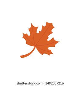 Autumn leaf icon,vector on a white background