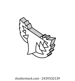 autumn leaf isometric icon vector. autumn leaf sign. isolated symbol illustration