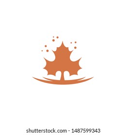 Autumn leaf  Logo and symbol 