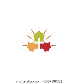 Autumn leaf  Logo and symbol 