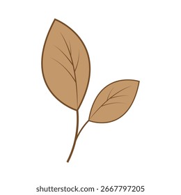 Diseño del icono de la ilustración de la Plantilla del logotipo de la hoja del otoño