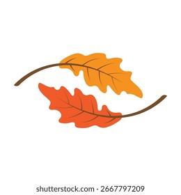 Diseño del icono de la ilustración de la Plantilla del logotipo de la hoja del otoño