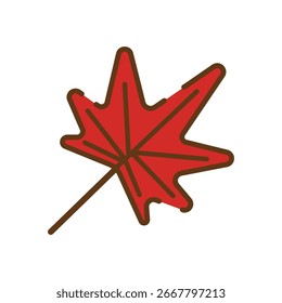 Herbstblatt Logo Vorlage Illustration Symbol Design