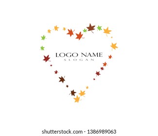 autumn Leaf Logo template vector illustration - Vector