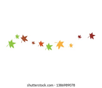 autumn Leaf Logo template vector illustration - Vector