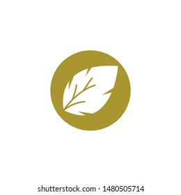 Autumn Leaf logo template vector illustration