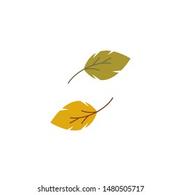Autumn Leaf logo template vector illustration