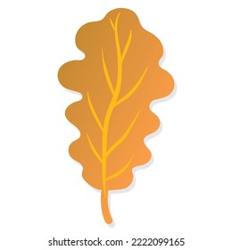 Hoja de otoño. Hojas de arce otoñales aisladas en un fondo blanco. ... Hojas de otoño. Ilustración del vector