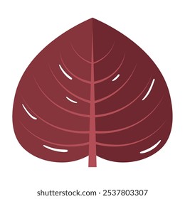 Elemento de la naturaleza de la hoja del otoño aislado