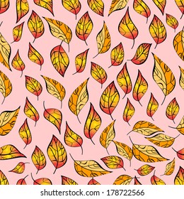 Autumn leaf pattern 