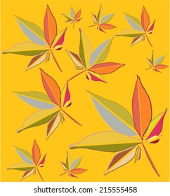 autumn leaf pattern