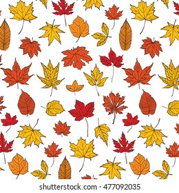 autumn leaf pattern