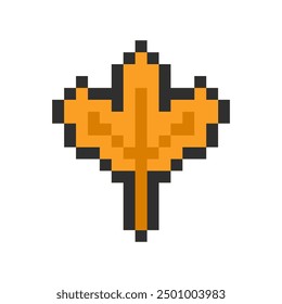 autumn leaf pixel art for your needs