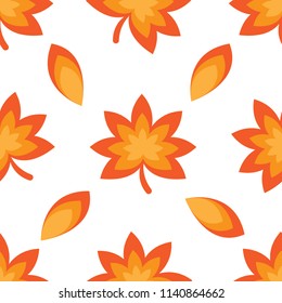 autumn leaf vector illustration background