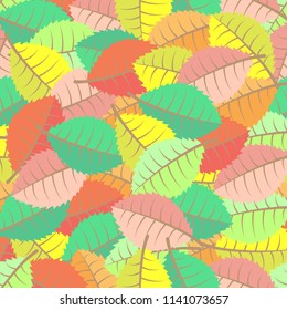 autumn leaf vector illustration background