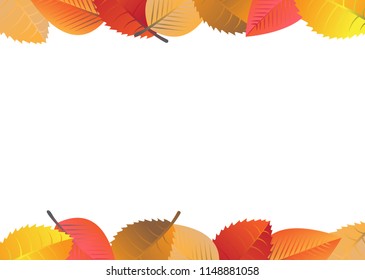 autumn leaf vector illustration background