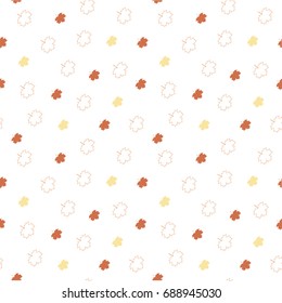 Autumn leaf wallpaper vector illustration