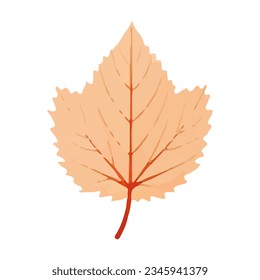 Autumn leaf.Colorful leaf icon . Watercolor autumn leaf.